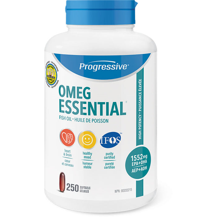 Progressive Omegessential Softgel 250 ct (62.5)