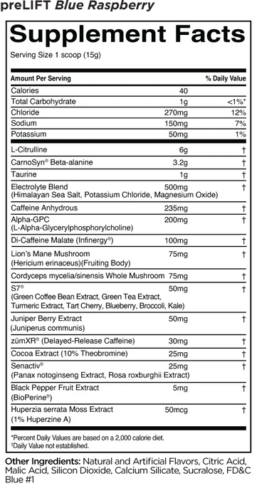 Rule 1 Pre Lift 30 Servings