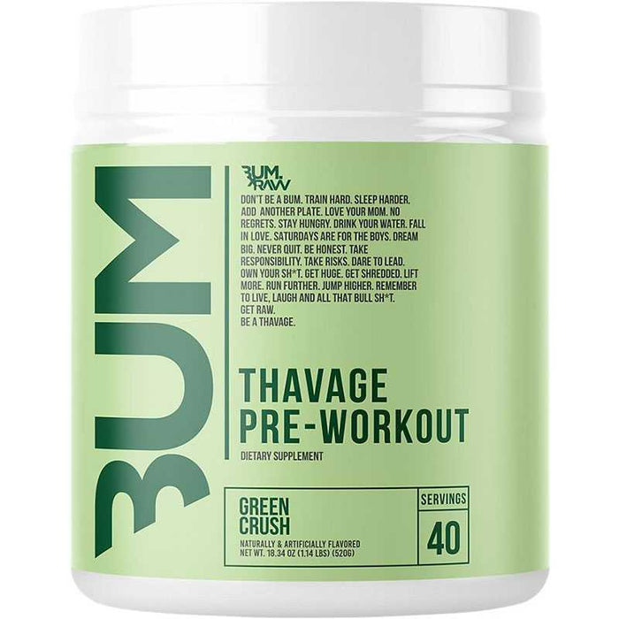 Get Raw CBUM Thavage Pre Workout