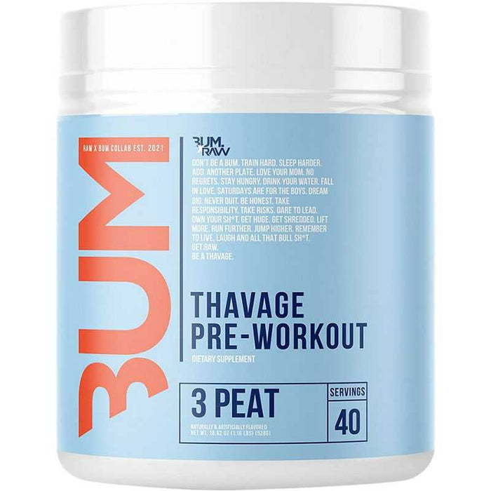 Get Raw CBUM Thavage Pre Workout