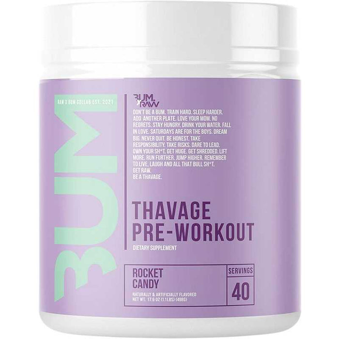 Get Raw CBUM Thavage Pre Workout