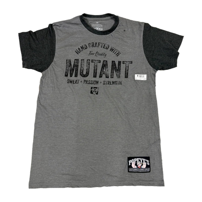 Popeye's Shirt Mutant Baseball Tee Light Grey