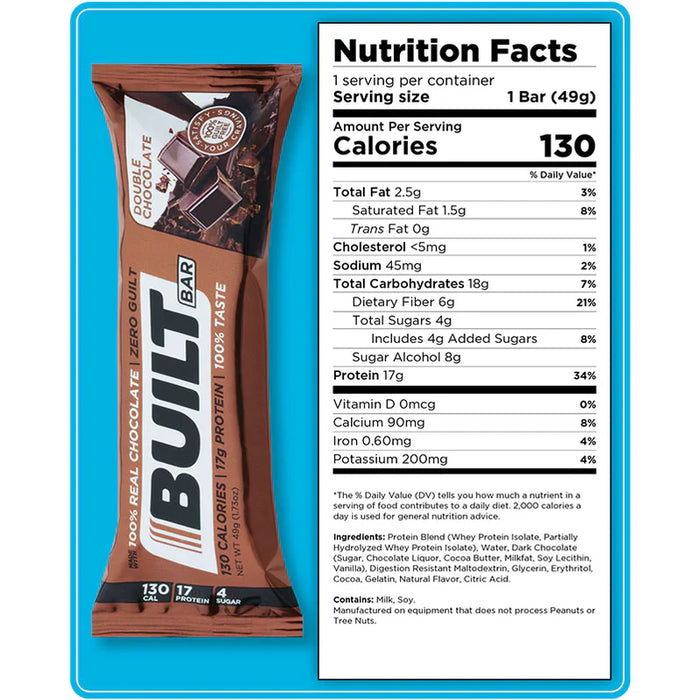 Built Bar Protein and Energy Box of 12