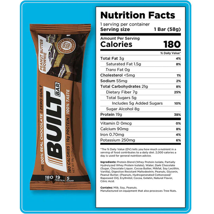 Built Bar Protein and Energy Box of 12