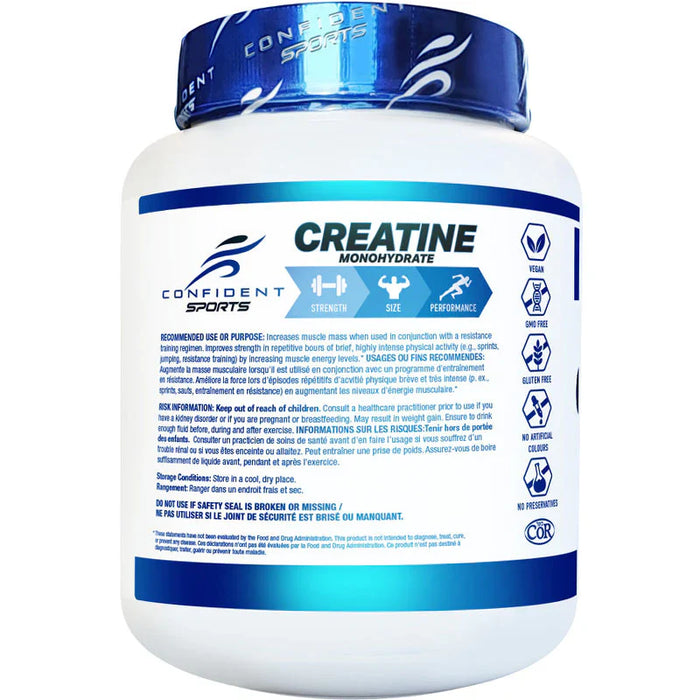 Confident Sports Creatine Monohydrate 1100g