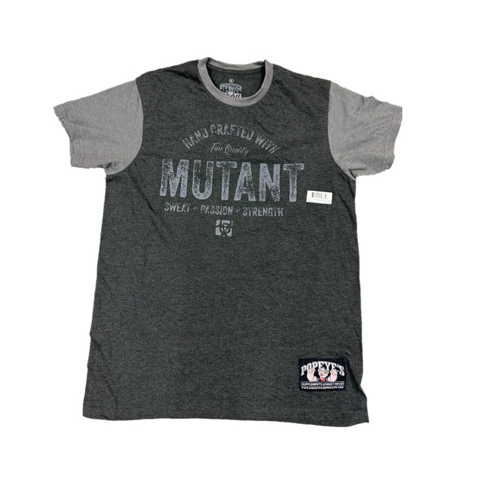 Popeye's Shirt Mutant Baseball Tee Charcoal