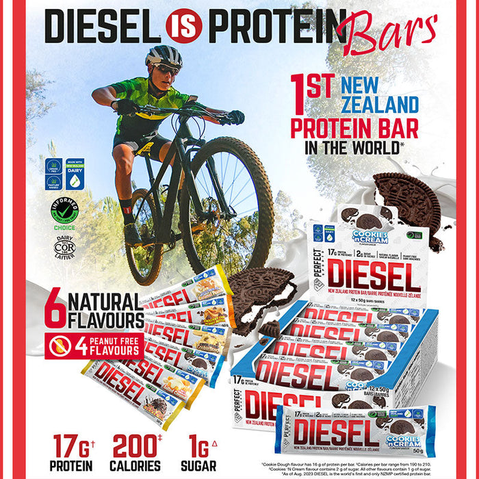 Perfect Sports Diesel Protein Bar Box of 12