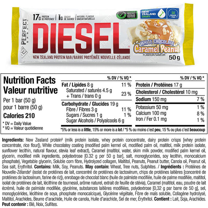 Perfect Sports Diesel Protein Bar Box of 12