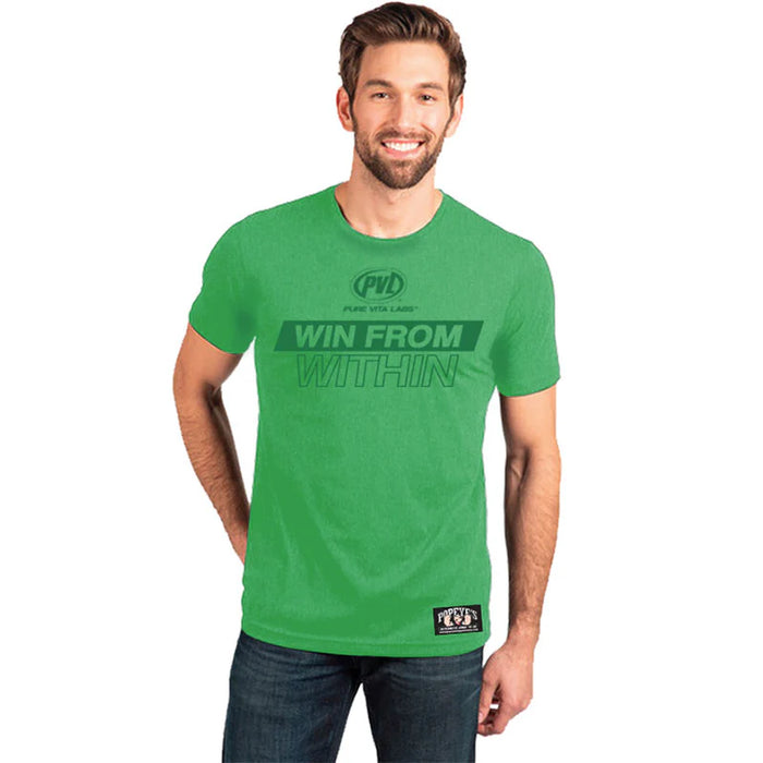 Popeye's PVL Shirt "Win From Within" Green