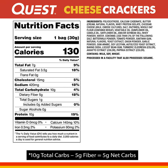 Quest Crackers Box of 4