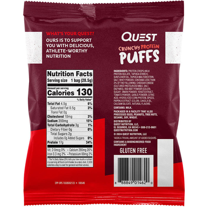 Quest Crunchy Protein Puff Box of 10