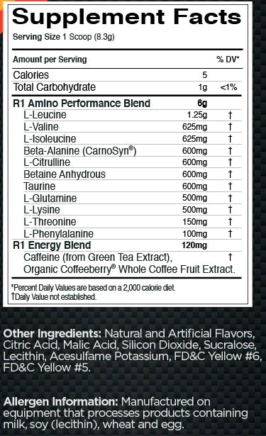 Rule 1 Pre Amino 30 Servings