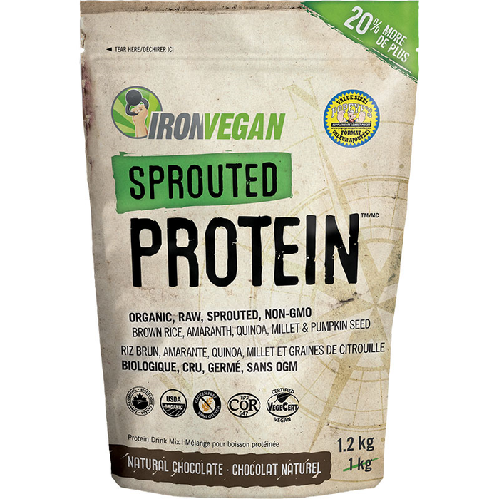 Iron Vegan Sprouted Protein 1.2kg (50)